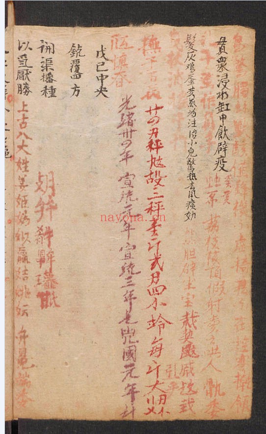 中医民间方药家藏医药抄本155页PDF 中医秘方