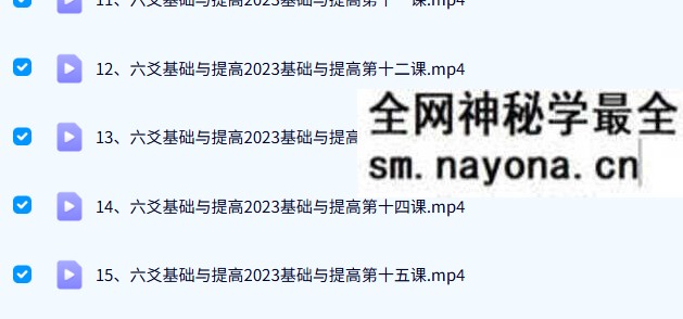郑东城《六爻基础与提高》17集视频