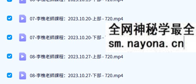 李樵 斗数飞星飞宫 论命实务班19集