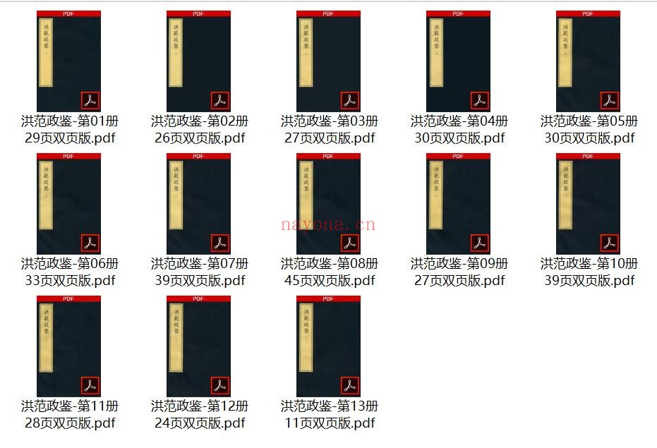 《洪范政鉴》十三册.[宋]赵祯撰.宋淳熙十三年内府写本 易学 第1张