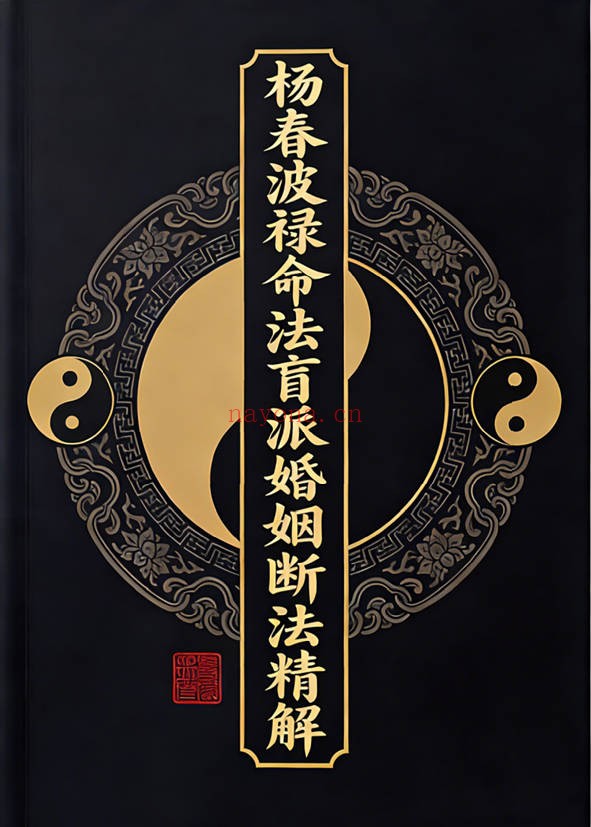 杨春波禄命法盲派婚姻断法精解228页PDF 盲派命理
