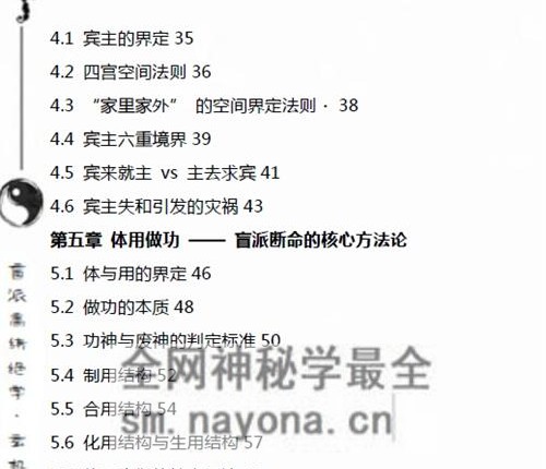 E434杨清娟盲派命理技法总结PDF电子书190页