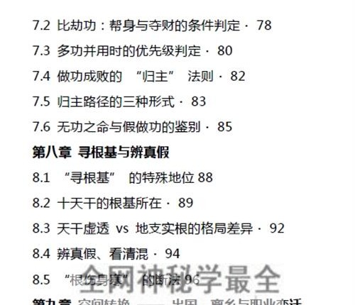 E434杨清娟盲派命理技法总结PDF电子书190页