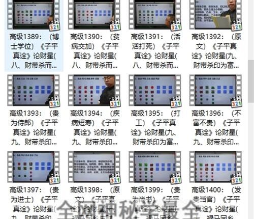 A2389吕泽林吕老师《八字实战高级班第六章》视频243集