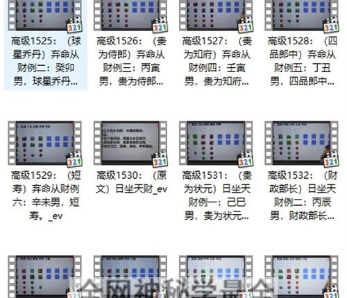 A2389吕泽林吕老师《八字实战高级班第六章》视频243集