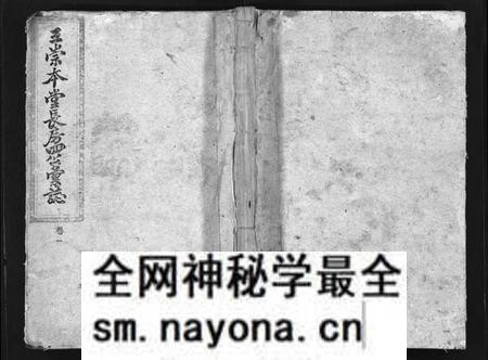 湖南王氏族谱-衡阳渔溪王氏房谱 [残卷].pdf电子版预览图1