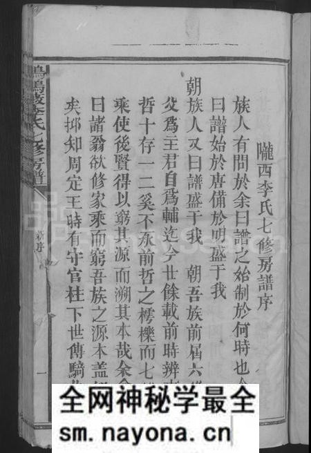 江西李氏族谱-鸦鹊薮李氏七修房谱 [不分卷].pdf电子版预览图3