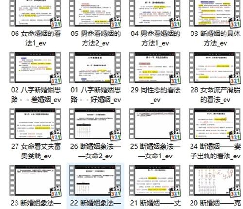 A2394易芯八字高级班——实战课（新）视频