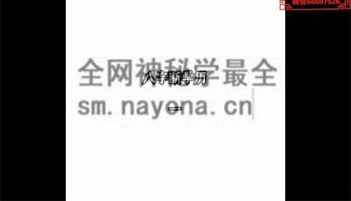 A2394易芯八字高级班——实战课（新）视频