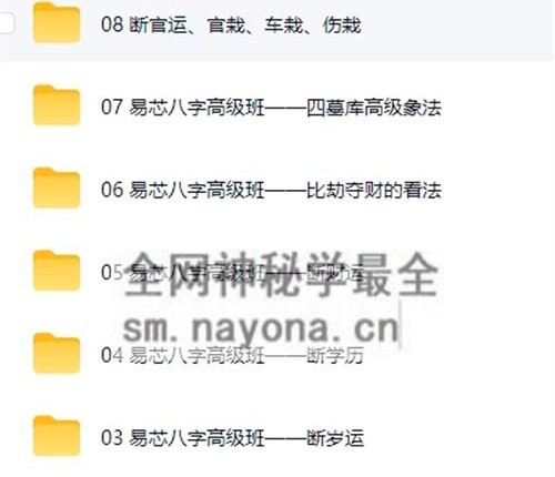 A2394易芯八字高级班——实战课（新）视频