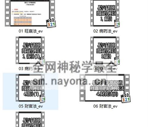 A2394易芯八字高级班——实战课（新）视频