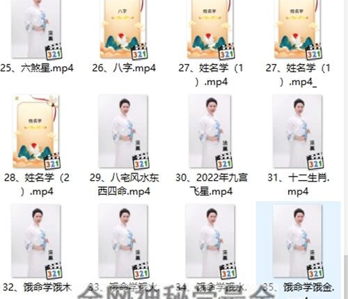 A2397法赢法老师《布局化解专修数字易经）视频80集
