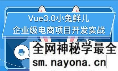 Vue3.0小兔鲜儿前端企业级电商项目实战2021年6月