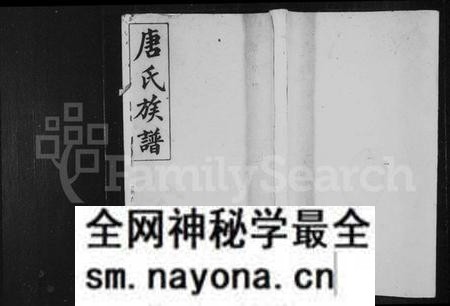 湖南唐氏族谱-晋阳唐氏族谱 [6卷,首3卷,末1卷].pdf电子版预览图1