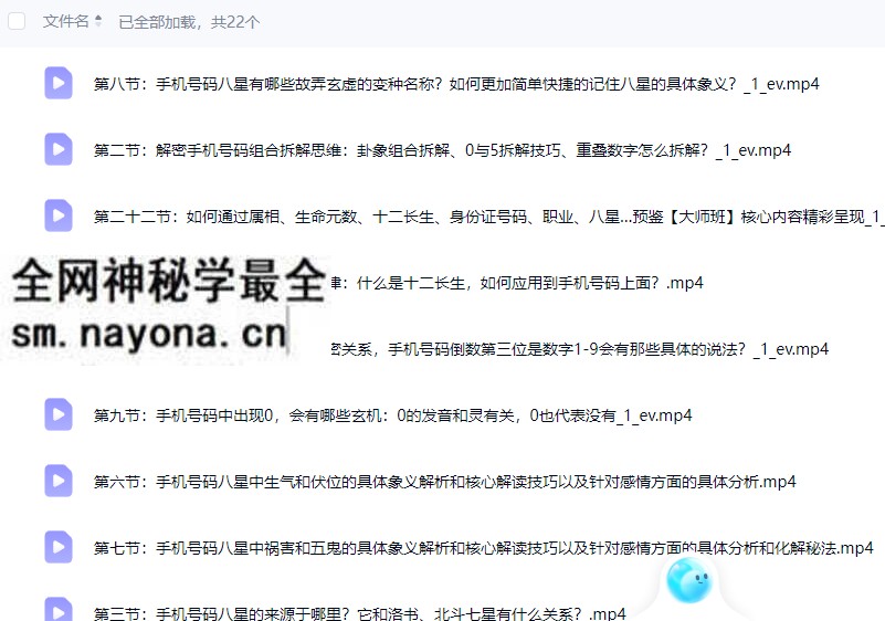合呈道人《数定天下》专家班22集视频