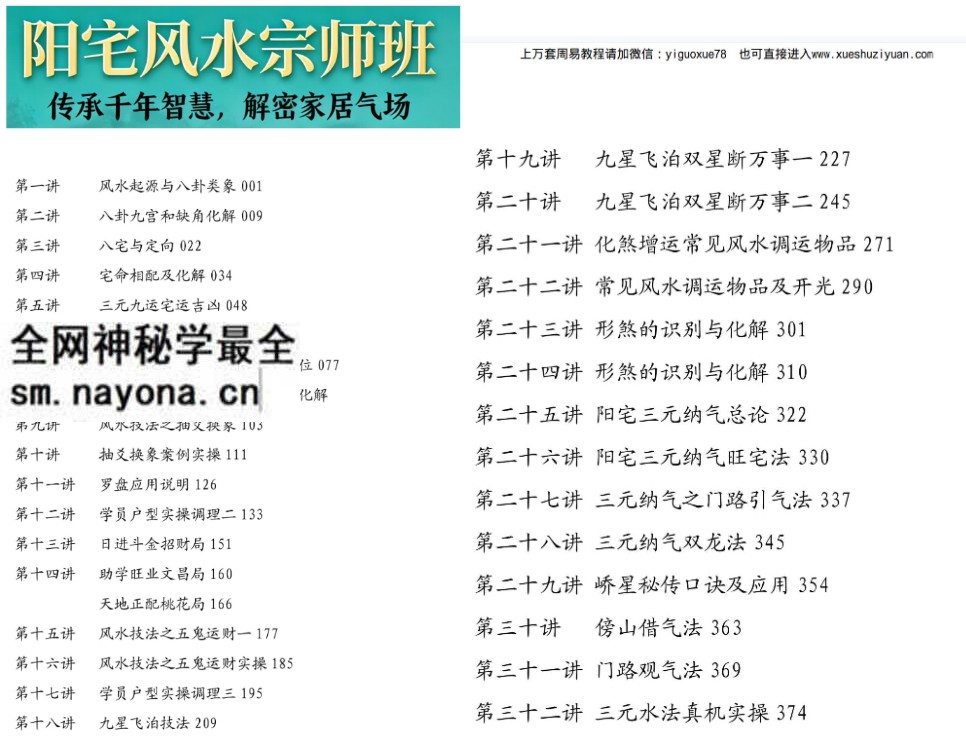 易谦《阳宅风水宗师班传承千年智慧,解密家居气场》381页彩色