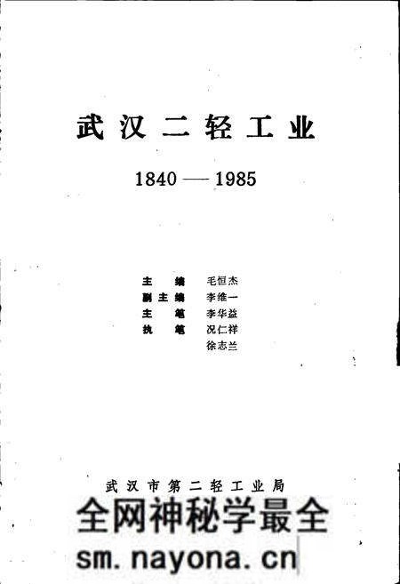 《武汉二轻工业》.pdf电子版_湖北省志预览图1