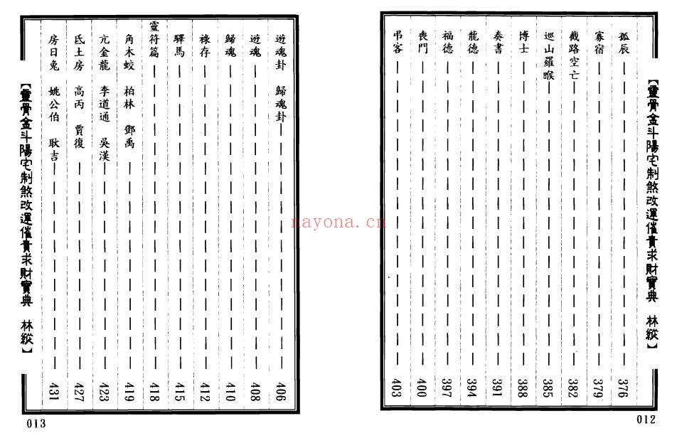 林纵灵骨金斗阳宅制煞改运催官求财宝典402页双面PDF