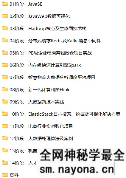 2022拉勾-大数据开发高薪训练营 291G