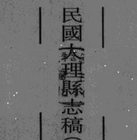 民国大理县志稿.pdf下载