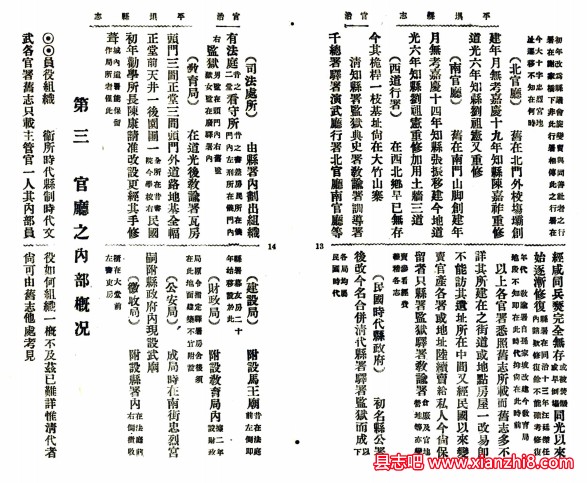 民国平坝县志