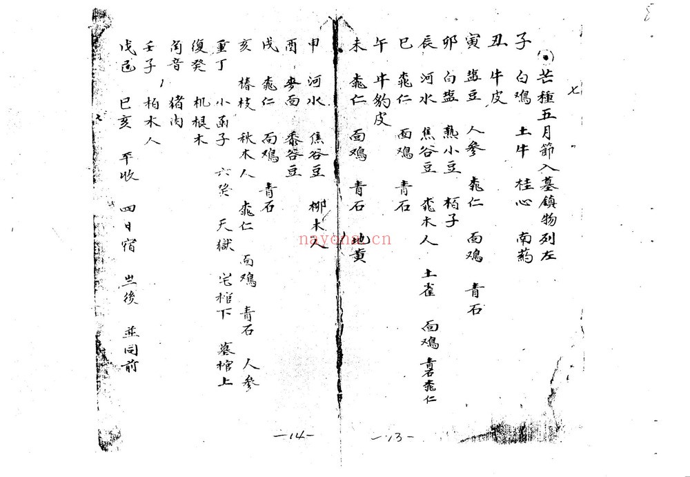 《地理葬埋黑通书》PDF电子书（78页）
