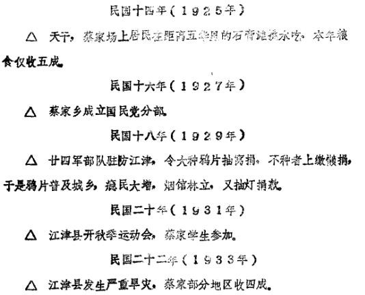 （江津县）蔡家乡志
