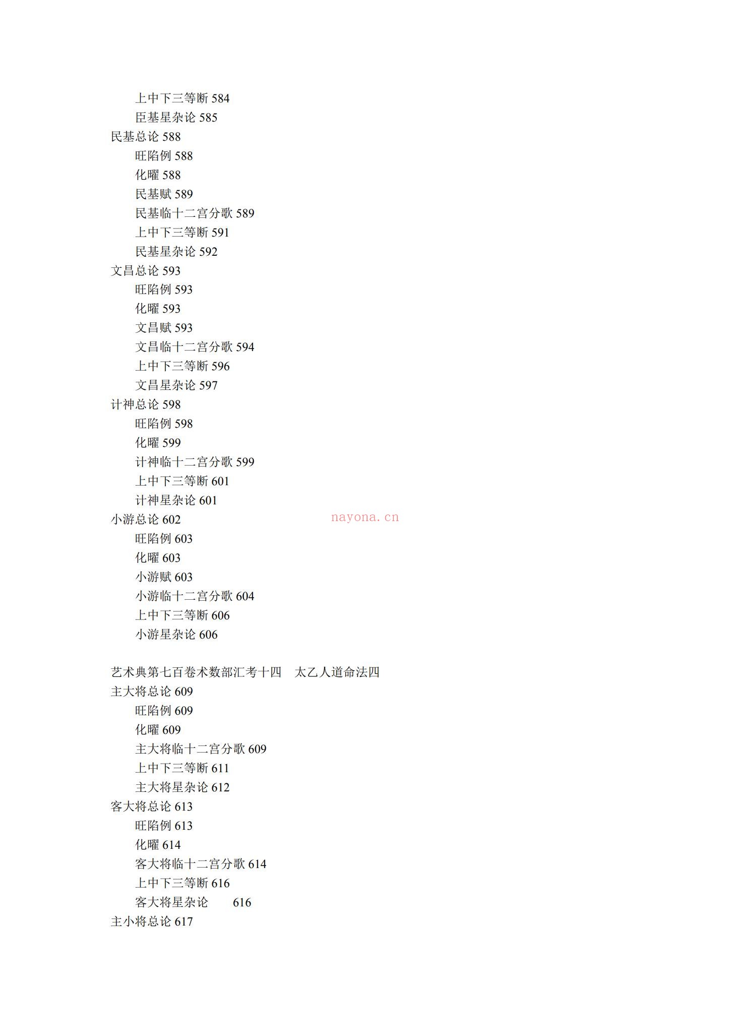 《太乙道人命法》PDF电子书（132页）