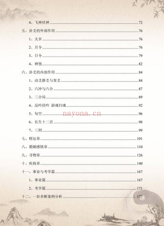 九华卦师六爻实战入门指迷199页PDF 六爻教程
