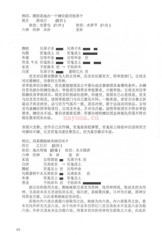 玩卦山人杨军盲派六爻真经136页PDF 六爻教程