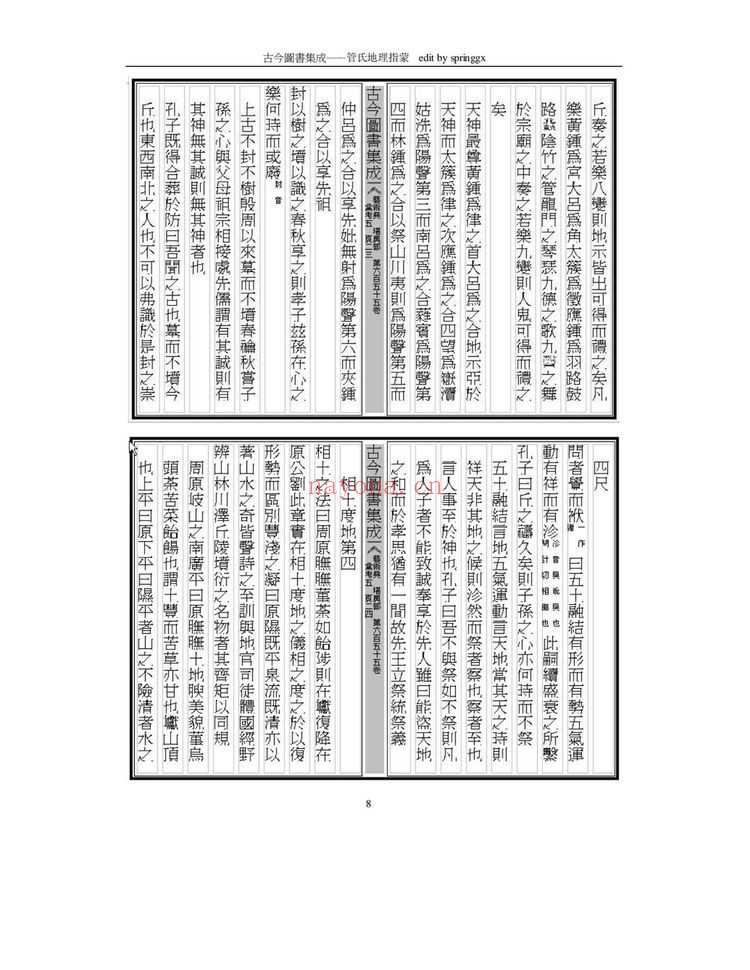 《管氏地理指蒙》PDF电子书（214页）