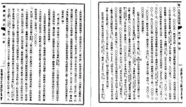 台湾省通志（卷一、二、三全） 土地志 地理篇气候篇 植物篇 动物篇 胜迹篇 疆域篇 军事篇 人口篇 氏族篇 语言篇 .pdf下载