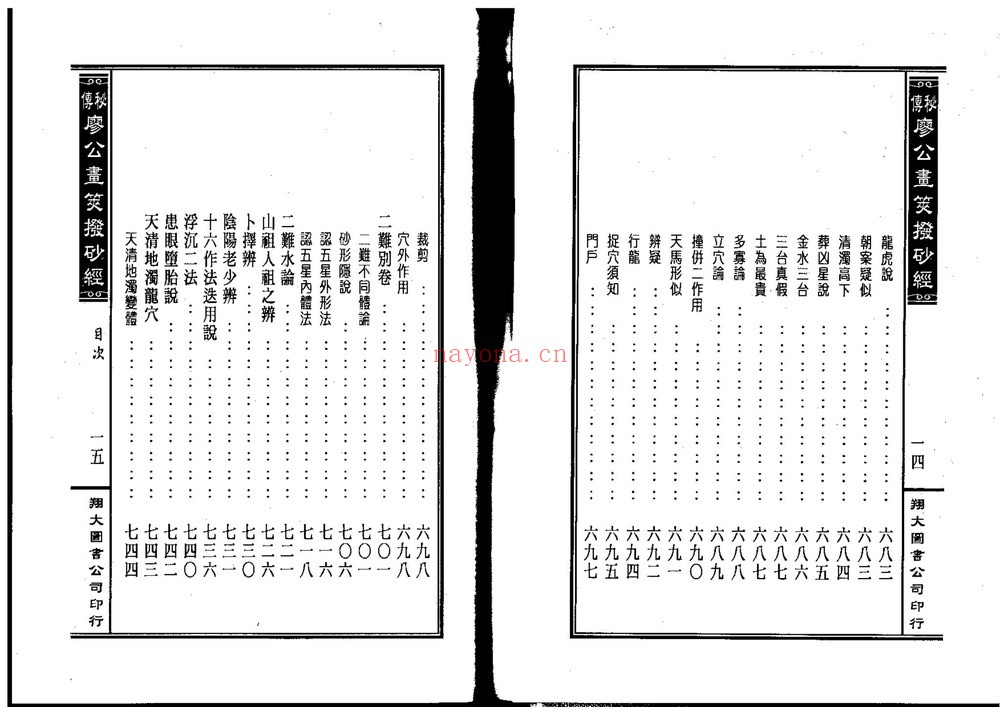 《金精廖公秘授地学心法正传画策扒砂经》PDF电子书（414页）
