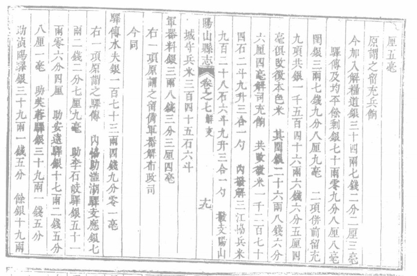 ［乾隆］阳山县志二十二卷 万光谦纂修 乾隆十二年 刻本