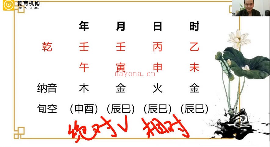 谭金龙禄命法八字基础重塑班171集视频 八字教程
