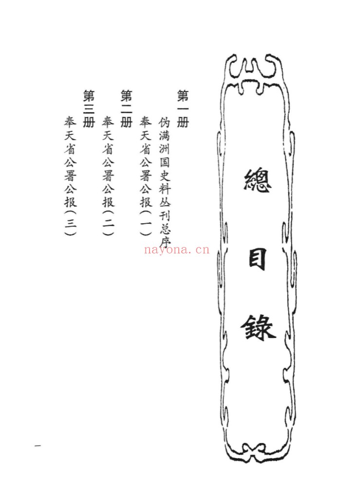 伪满洲国地方政府公报汇编