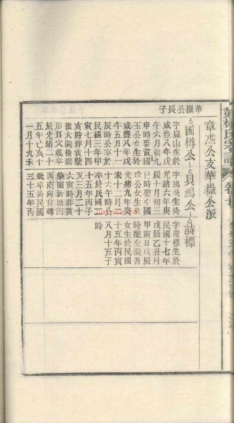 杨氏宗谱族谱