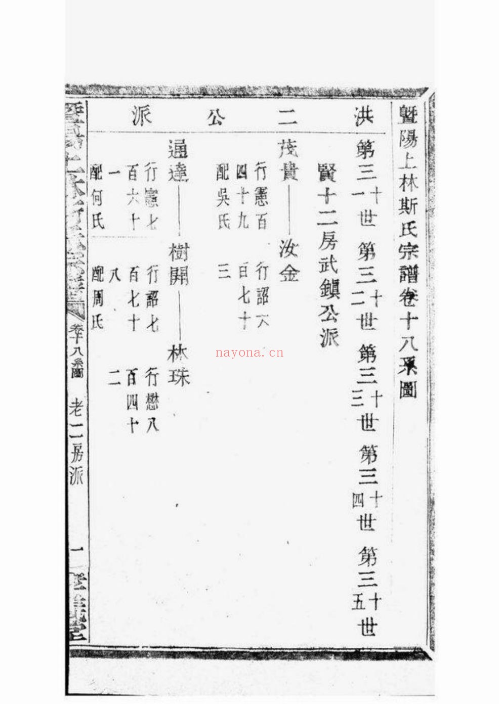 斯氏宗谱族谱