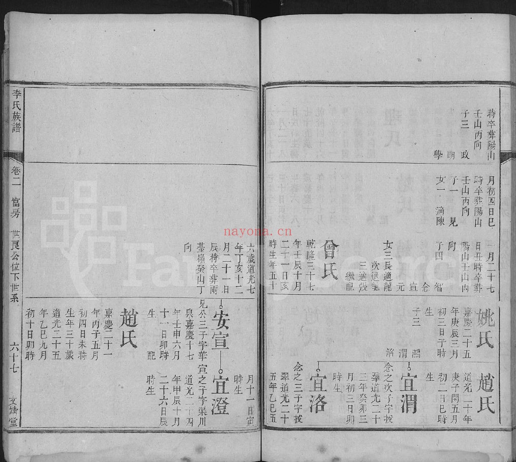邵东李氏族谱(犹他州藏湖南省图书馆藏本)共9册