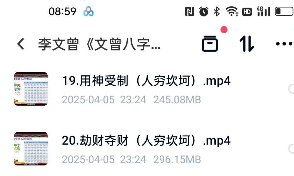 李文曾《文曾八字案例精解视频》34集