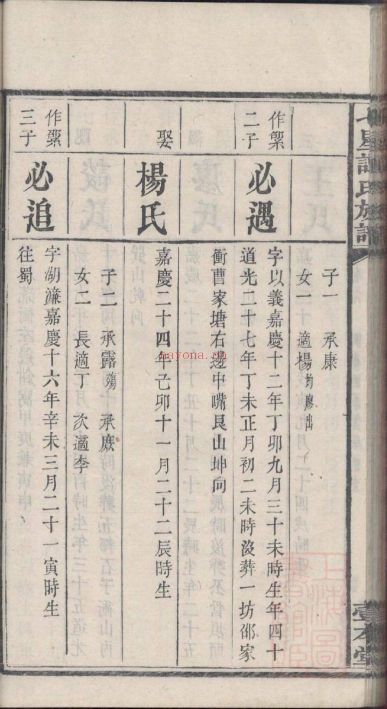 谭氏宗谱族谱