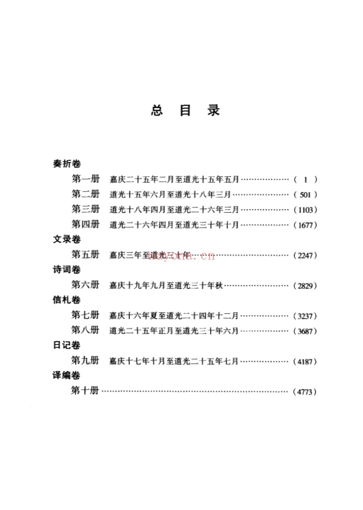 林则徐全集(全10册)PDF电子版 百度网盘