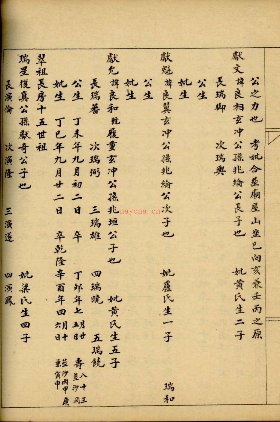唐氏宗谱族谱