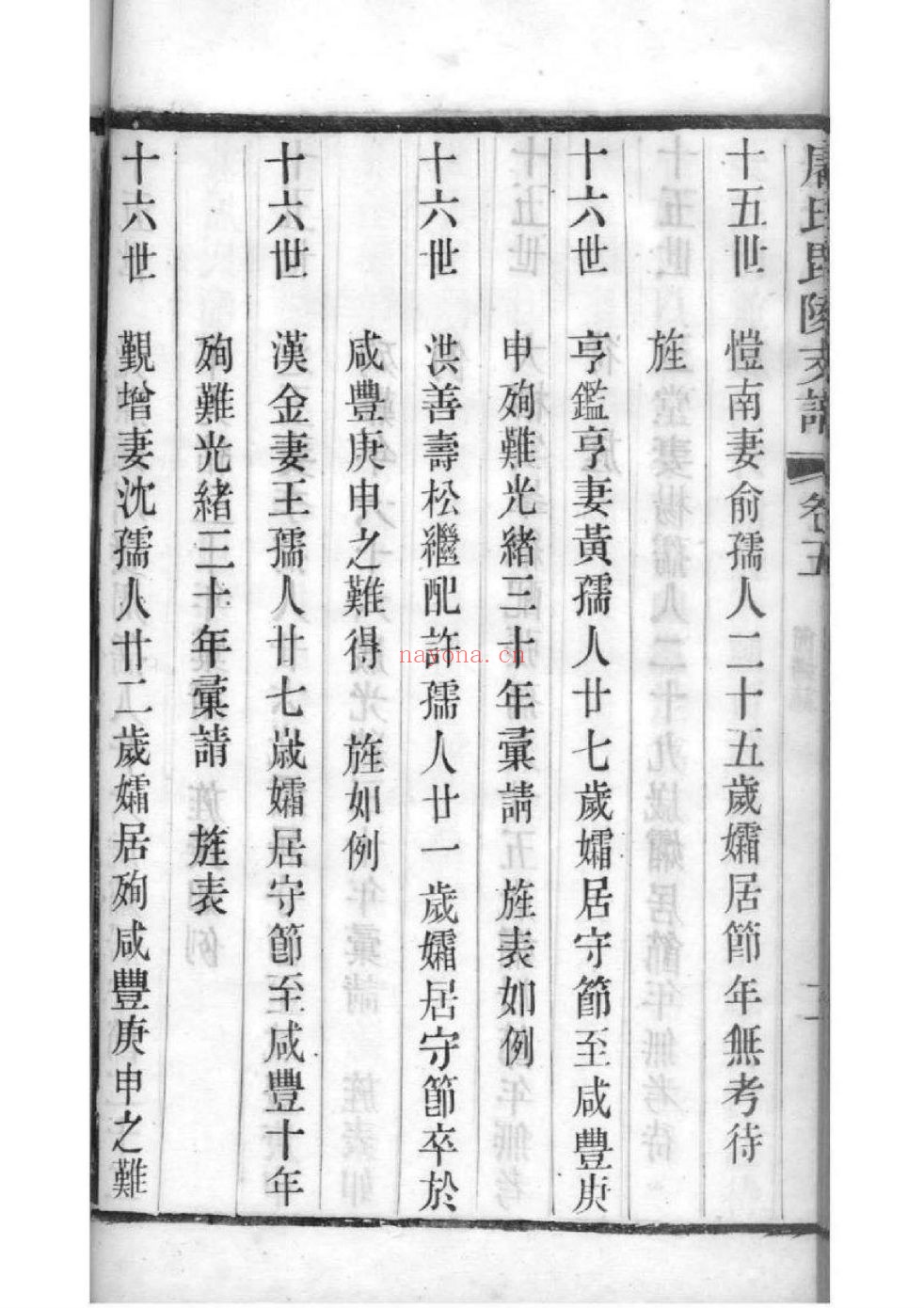 屠氏宗谱族谱