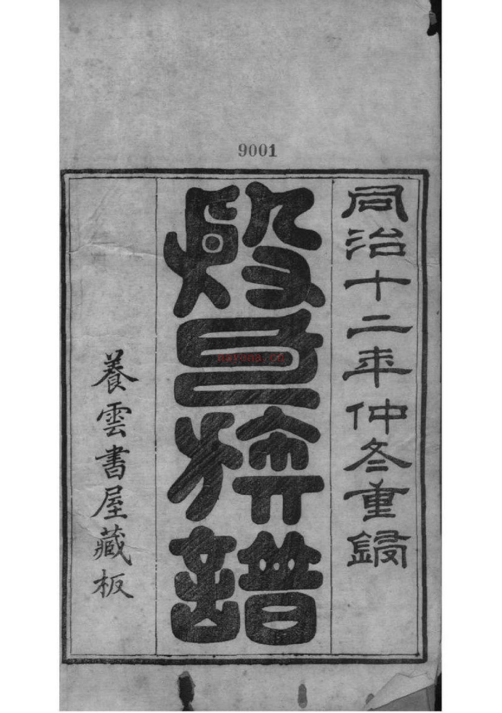 殷氏宗谱族谱