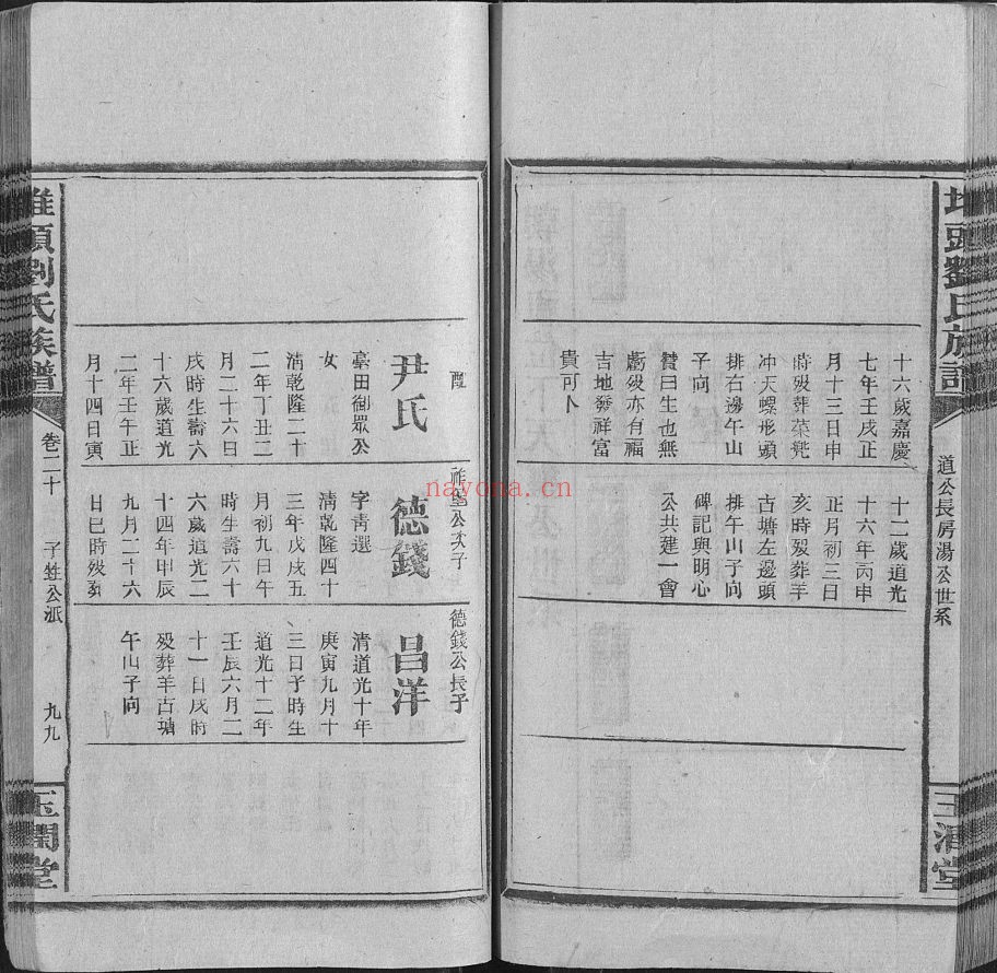 堆头刘氏族谱(犹他州藏湖南省图书馆藏本)共56册