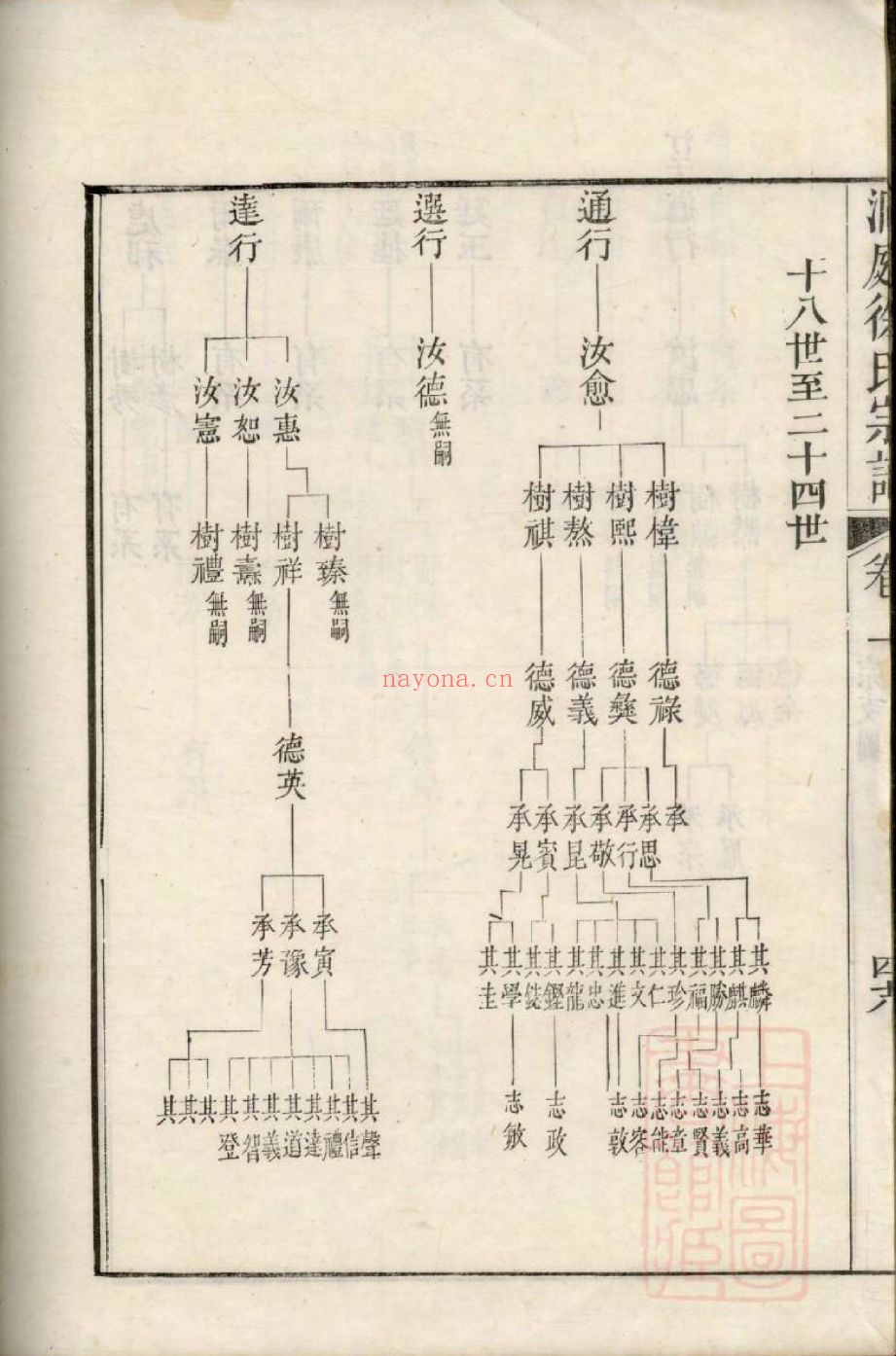 徐氏宗谱族谱