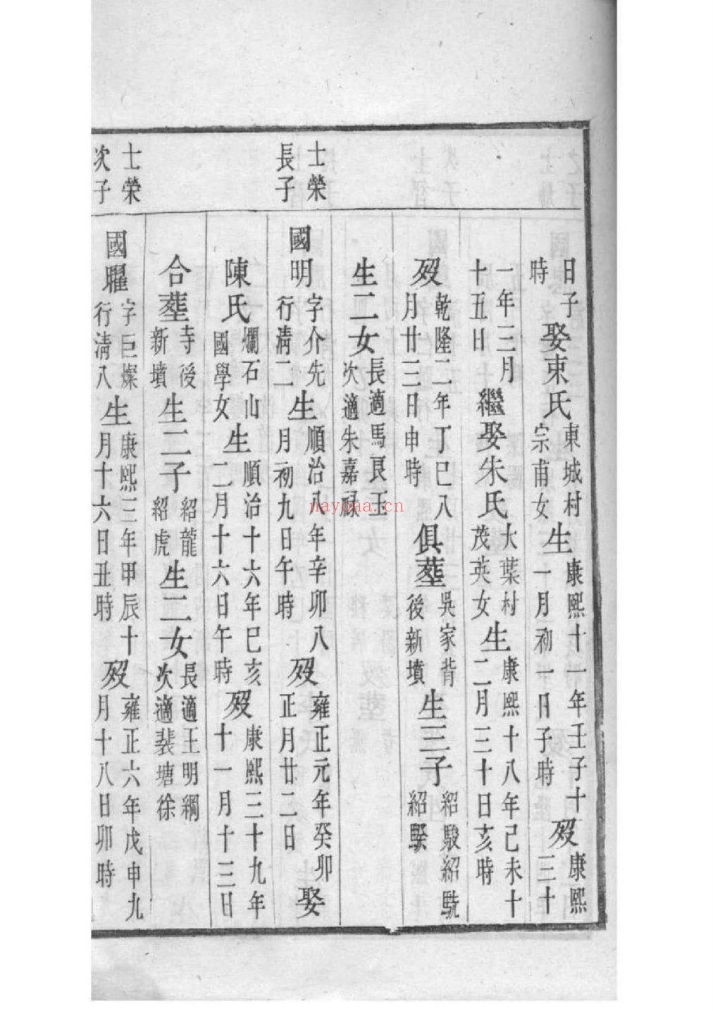 尹氏宗谱族谱