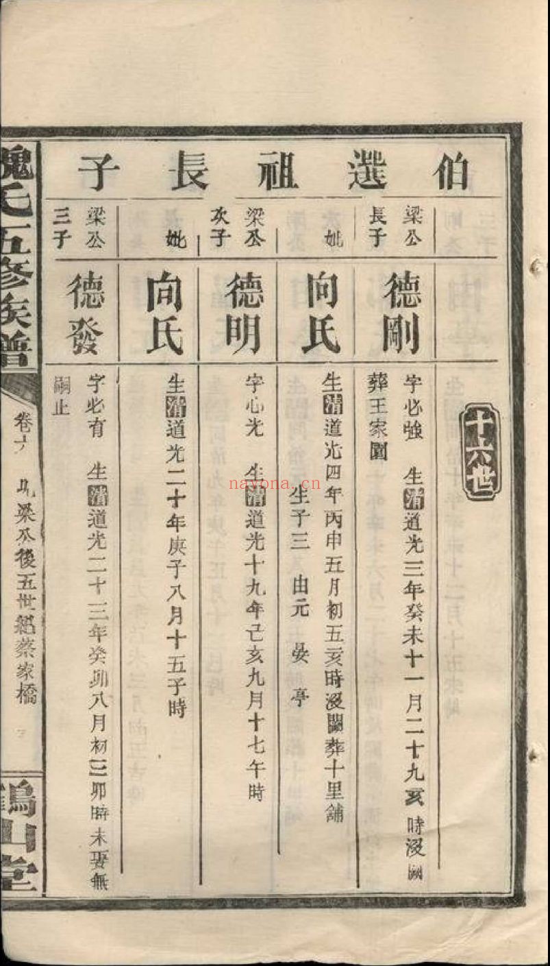 魏氏宗谱族谱