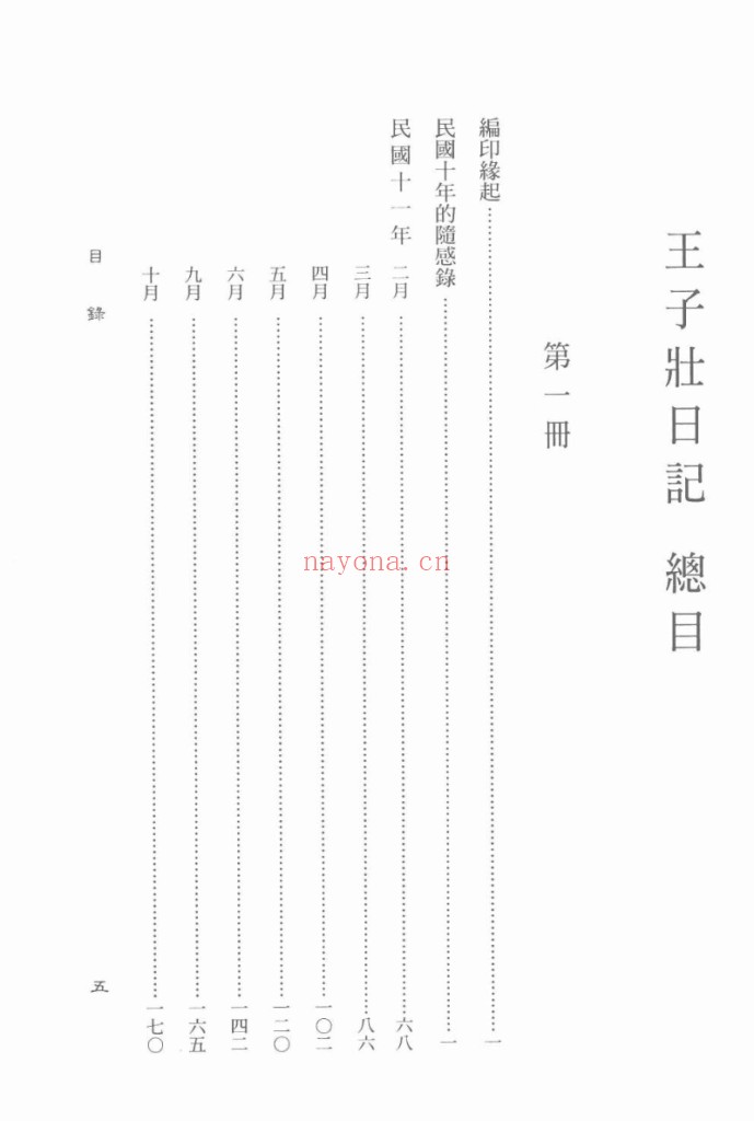 王子壮日记 手稿本